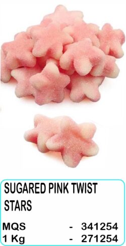 Sugared Pink Twist Stars