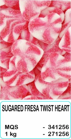 Sugared Fresa Twist Heart